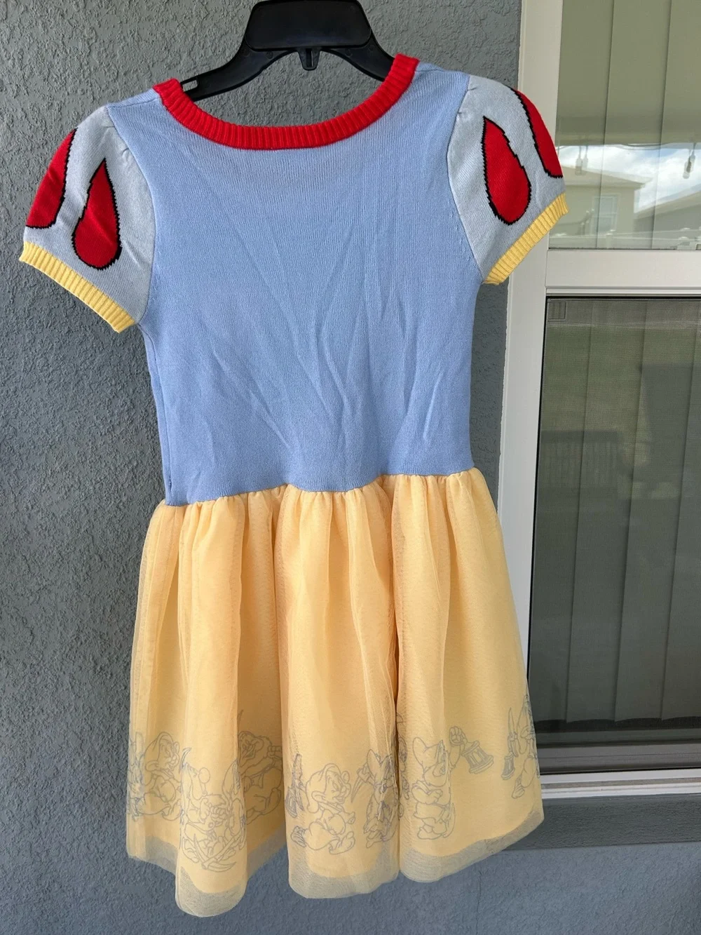 Girls' Disney Princess Snow White Seven Dwarfs Cosplay Dress Up Size L 10/12